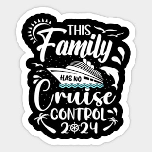 Family Cruise 2024 Making Memories Together Summer Trip Sticker